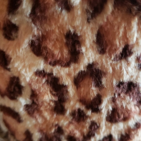Vintage child leopard hat unique